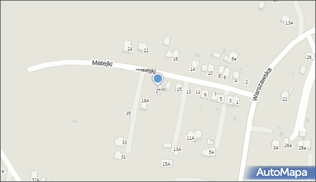 Miechów, Matejki Jana, 17, mapa Miechów