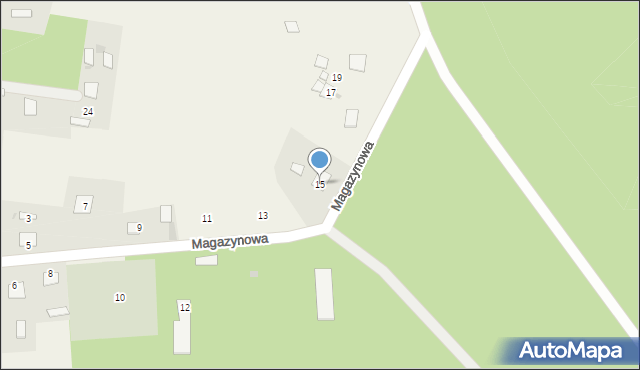 Milejczyce, Magazynowa, 15, mapa Milejczyce