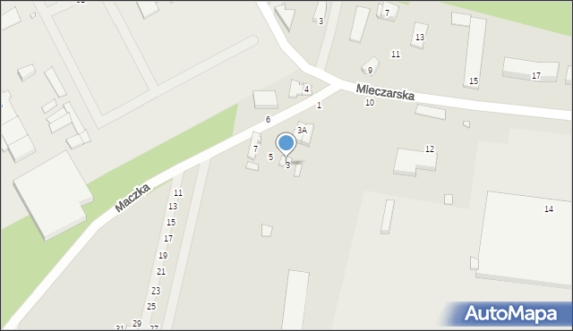 Mińsk Mazowiecki, Maczka Stanisława, gen., 3, mapa Mińsk Mazowiecki