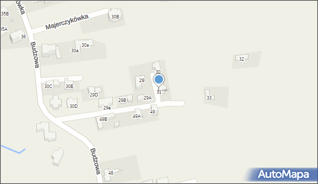 Murzasichle, Majerczykówka, 31, mapa Murzasichle