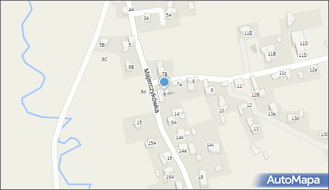 Murzasichle, Majerczykówka, 6, mapa Murzasichle