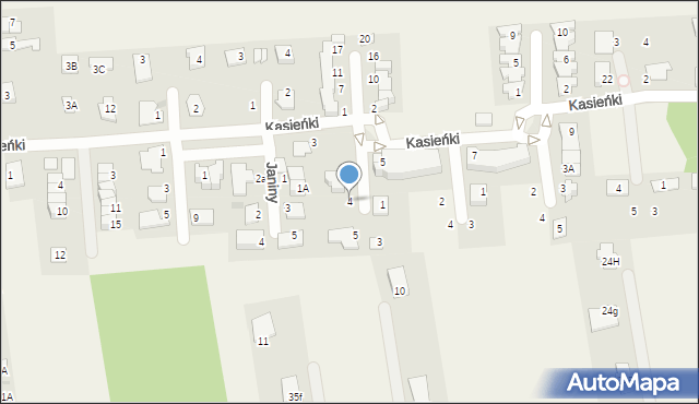 Natolin, Marty, 4, mapa Natolin