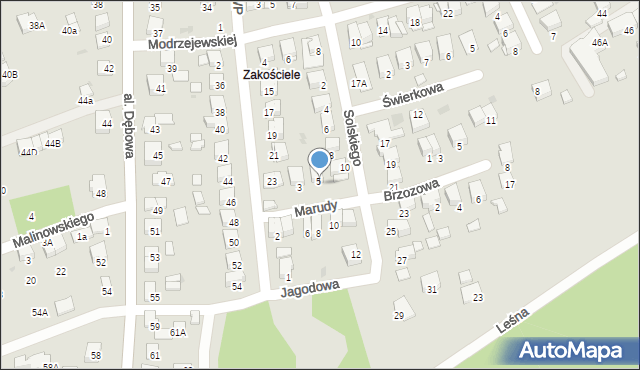 Niepołomice, Marudy, 7, mapa Niepołomice