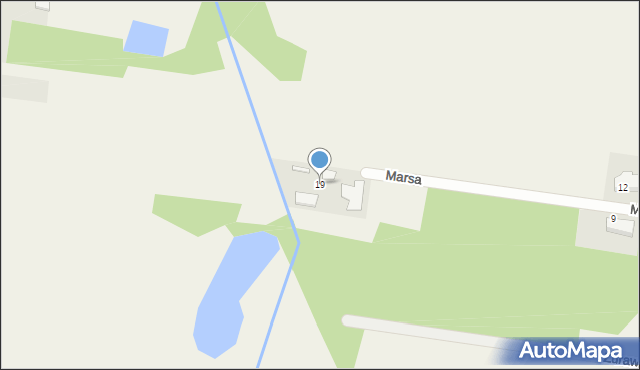 Nieporęt, Marsa, 19, mapa Nieporęt