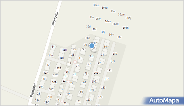 Nowa Wola, Maciejki, 83, mapa Nowa Wola