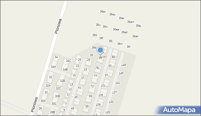 Nowa Wola, Maciejki, 85, mapa Nowa Wola