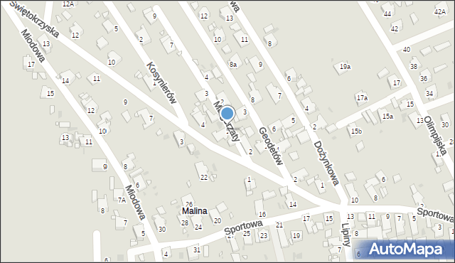 Opole, Małgorzaty, 1, mapa Opola