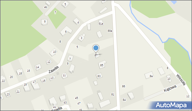 Osowiec, Mazowiecka, 87, mapa Osowiec