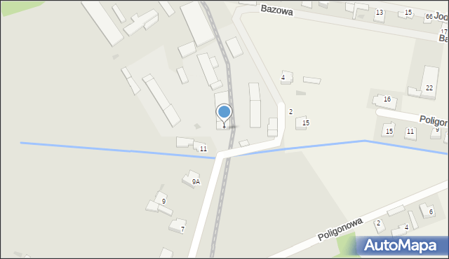 Ostrołęka, Magazynowa, 1A, mapa Ostrołęka