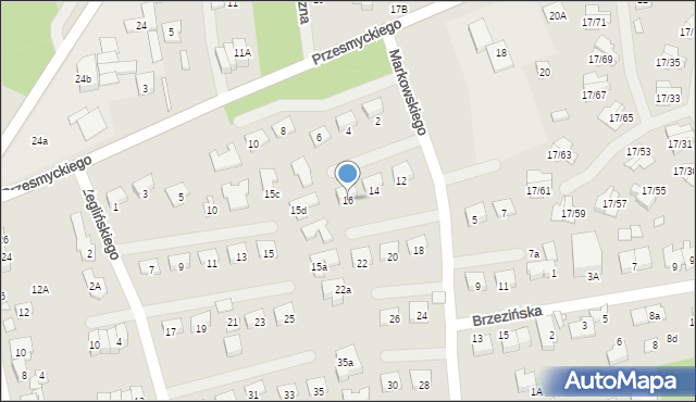Piaseczno, Markowskiego, 16, mapa Piaseczno