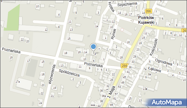 Piotrków Kujawski, Mały Rynek, 5, mapa Piotrków Kujawski