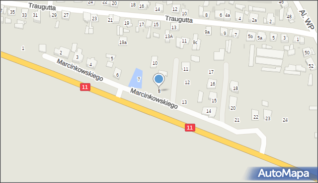 Pleszew, Marcinkowskiego Karola, 8, mapa Pleszew