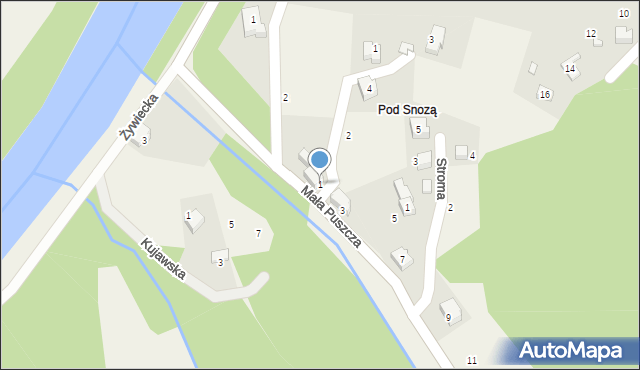 Porąbka, Mała Puszcza, 1, mapa Porąbka