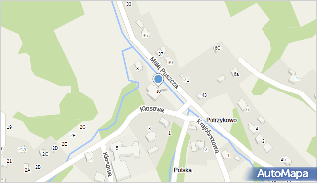 Porąbka, Mała Puszcza, 10, mapa Porąbka