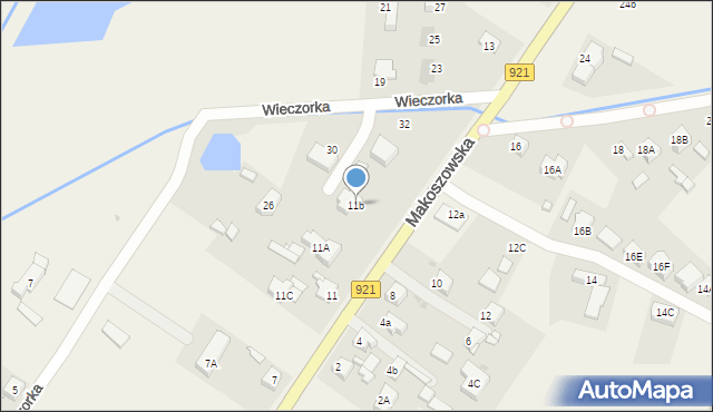 Przyszowice, Makoszowska, 11b, mapa Przyszowice