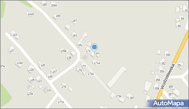 Radlin, Mariacka, 171b, mapa Radlin