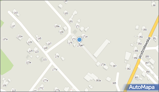 Radlin, Mariacka, 173A, mapa Radlin