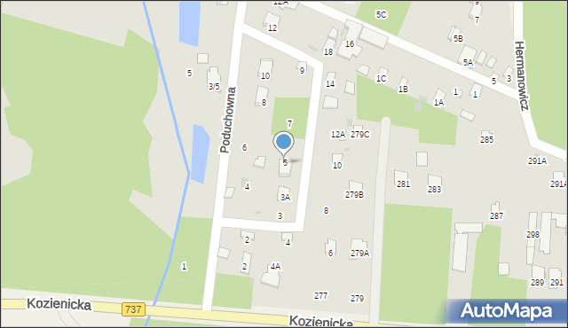 Radom, Małopolska, 5, mapa Radomia