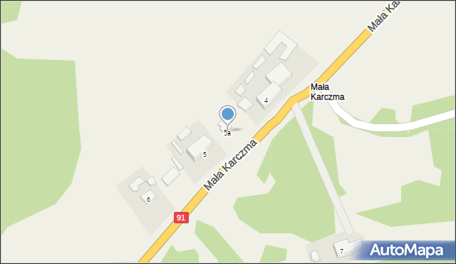 Rakowiec, Mała Karczma, 5a, mapa Rakowiec