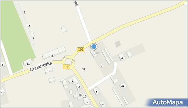 Rataje, Margonińska, 1, mapa Rataje