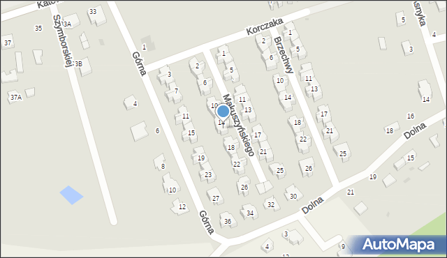 Rawa Mazowiecka, Makuszyńskiego Kornela, 16, mapa Rawa Mazowiecka