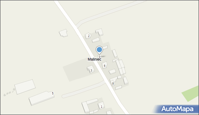 Rusiec, Maliniec, 4, mapa Rusiec