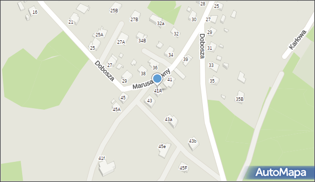 Rybnik, Marusarzówny Heleny, 41A, mapa Rybnika