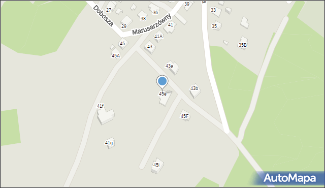 Rybnik, Marusarzówny Heleny, 45e, mapa Rybnika