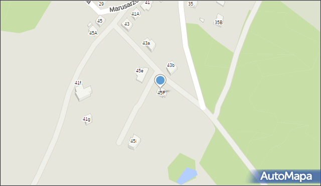 Rybnik, Marusarzówny Heleny, 45F, mapa Rybnika