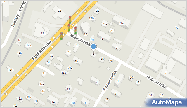 Rzeszów, Matuszczaka Adama, 4, mapa Rzeszów