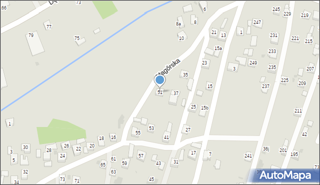 Rzeszów, Magórska, 51, mapa Rzeszów