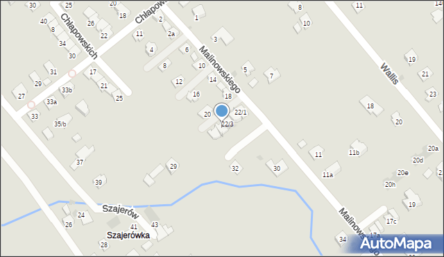 Rzeszów, Malinowskiego Romana, ks., 22/4, mapa Rzeszów