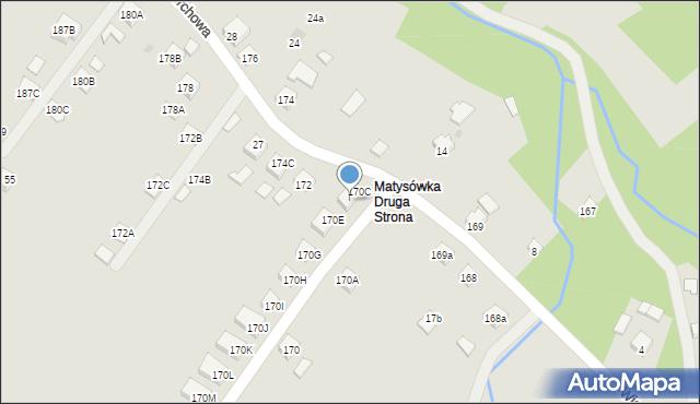 Rzeszów, Matysowska, 170D, mapa Rzeszów