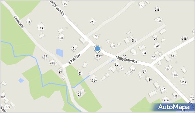 Rzeszów, Matysowska, 23A, mapa Rzeszów