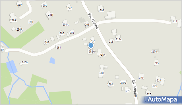 Rzeszów, Matysowska, 282B, mapa Rzeszów