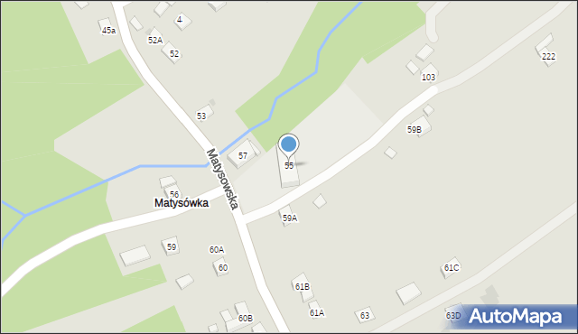 Rzeszów, Matysowska, 55, mapa Rzeszów