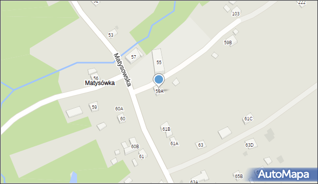 Rzeszów, Matysowska, 59A, mapa Rzeszów