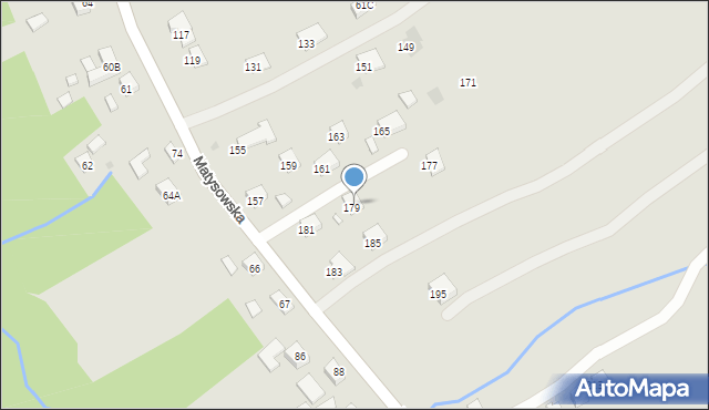 Rzeszów, Matysowska, 66A, mapa Rzeszów