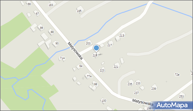 Rzeszów, Matysowska, 74, mapa Rzeszów