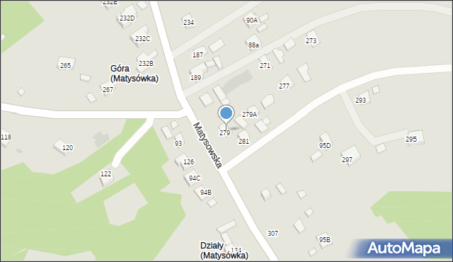 Rzeszów, Matysowska, 92, mapa Rzeszów