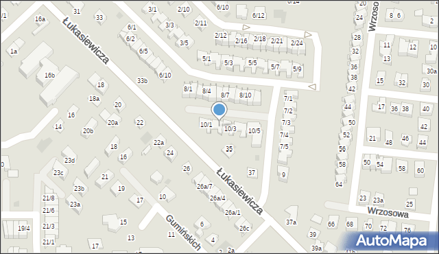 Rzeszów, Malwowa, 10/2, mapa Rzeszów