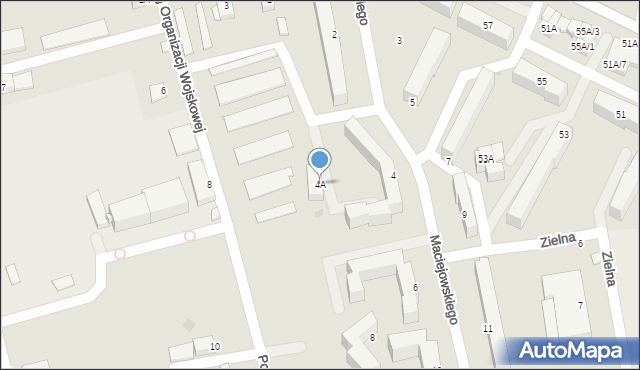 Sandomierz, Maciejowskiego Ignacego, 4A, mapa Sandomierza