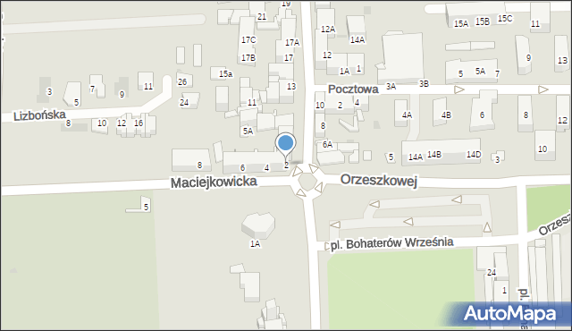Siemianowice Śląskie, Maciejkowicka, 2, mapa Siemianowice Śląskie