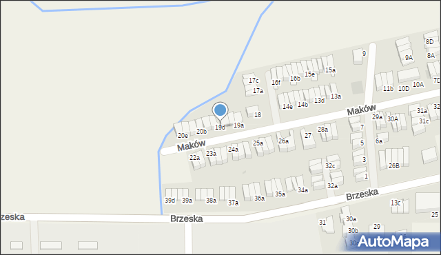 Skarbimierz-Osiedle, Maków, 19d, mapa Skarbimierz-Osiedle