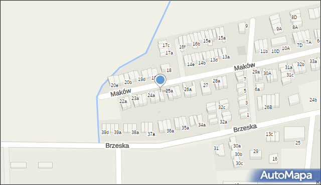 Skarbimierz-Osiedle, Maków, 24c, mapa Skarbimierz-Osiedle