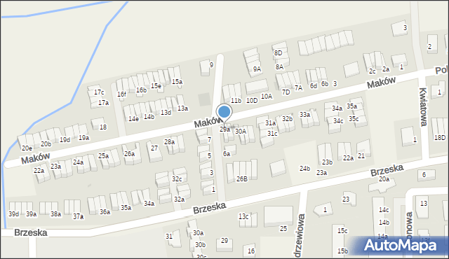 Skarbimierz-Osiedle, Maków, 29a, mapa Skarbimierz-Osiedle