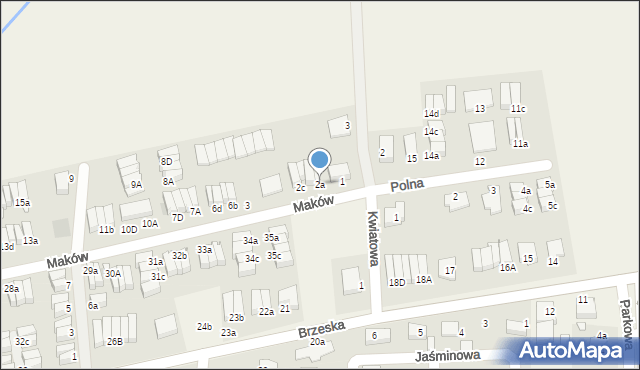 Skarbimierz-Osiedle, Maków, 2a, mapa Skarbimierz-Osiedle