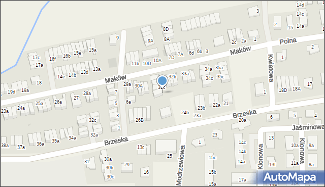 Skarbimierz-Osiedle, Maków, 31d, mapa Skarbimierz-Osiedle