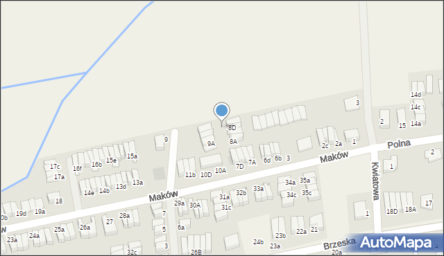 Skarbimierz-Osiedle, Maków, 9c, mapa Skarbimierz-Osiedle