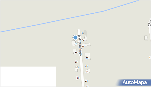 Skaryszew, Malczewskiego Jacka, 23, mapa Skaryszew